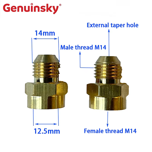Brass M14 Car Wash Adapter