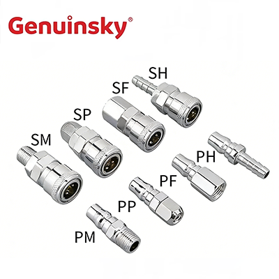 PP–SP Series C-Type Quick Couplings with JIS PT Thread