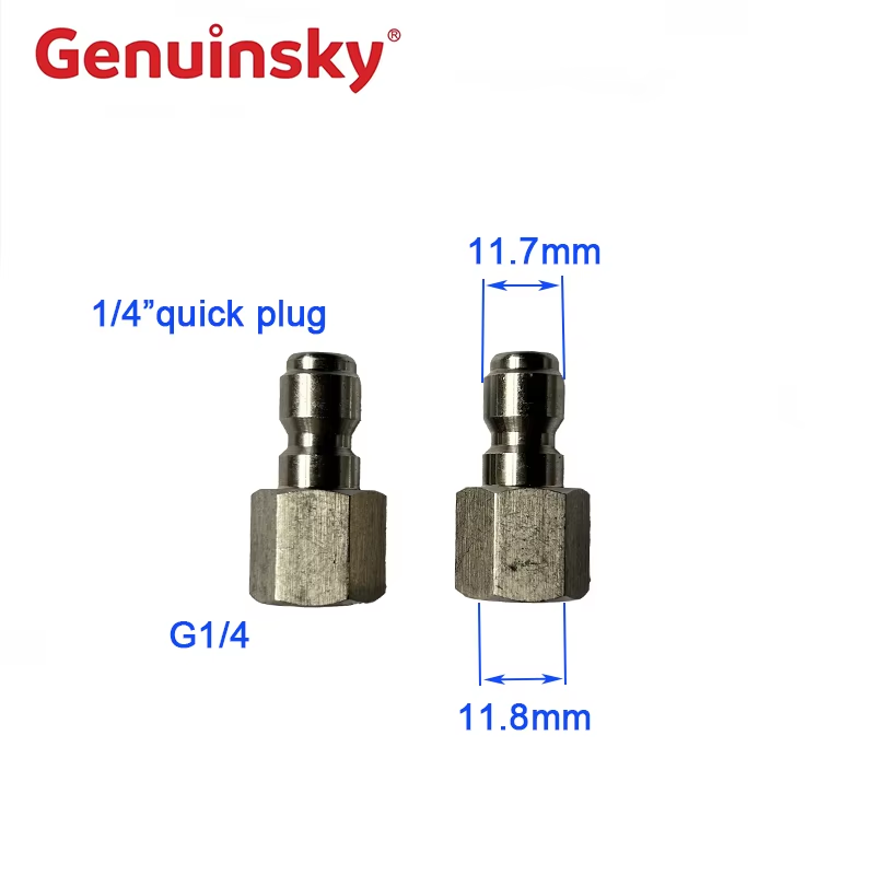 Stainless Steel 1/4 inch Quick Plug G1/4 Female